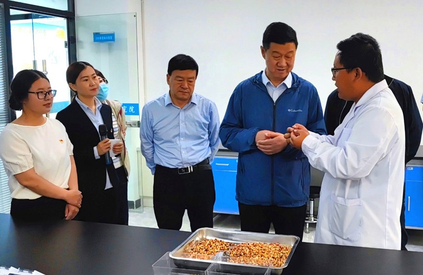 甘肅省地方金融監(jiān)管局、甘肅證監(jiān)局領(lǐng)導(dǎo)蒞臨敦煌種業(yè)調(diào)研指導(dǎo)